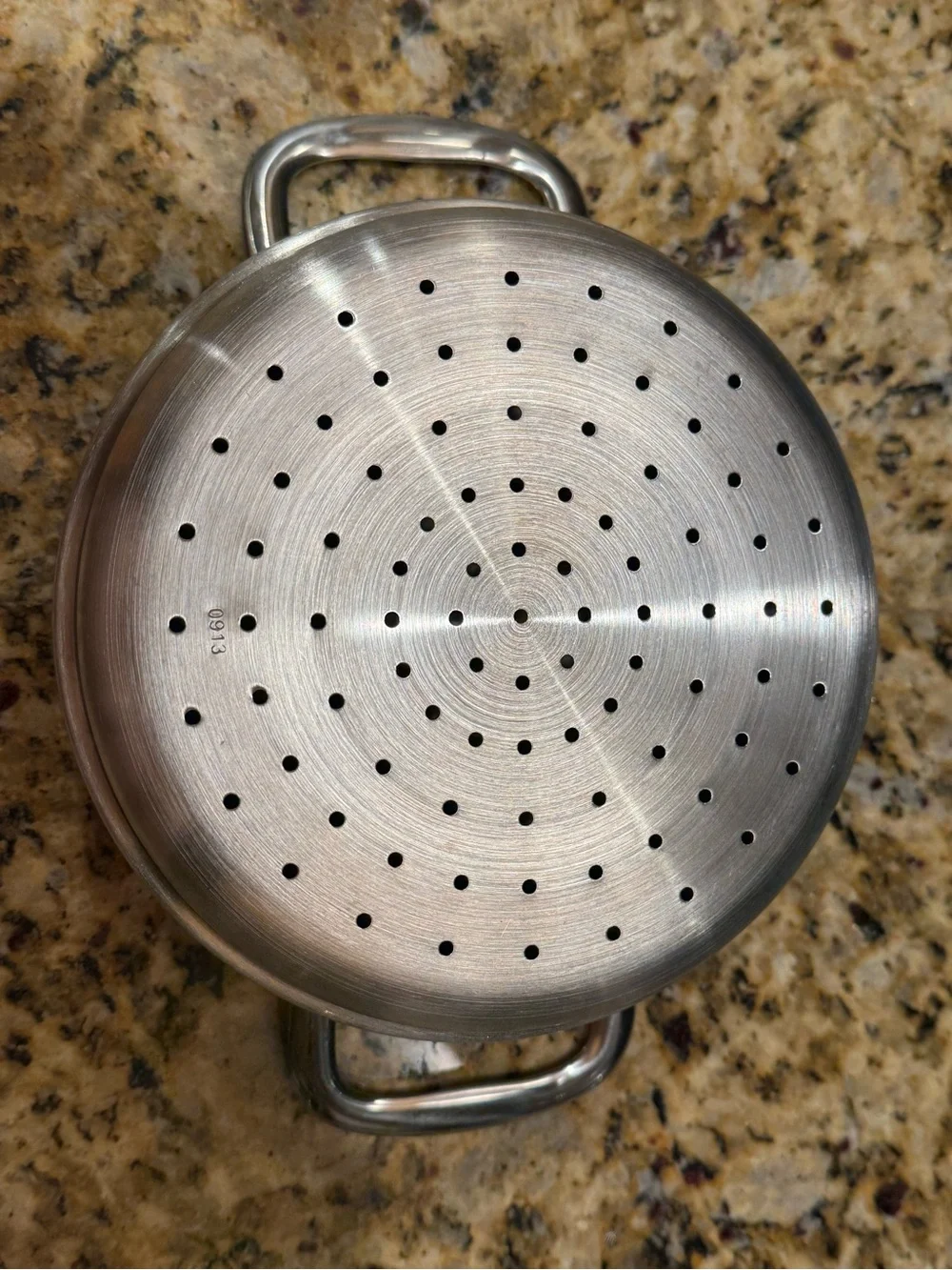 Cuisinart Stainless Steel Two-Handle Steamer/Strainer Insert 7.5” (6116-18s)